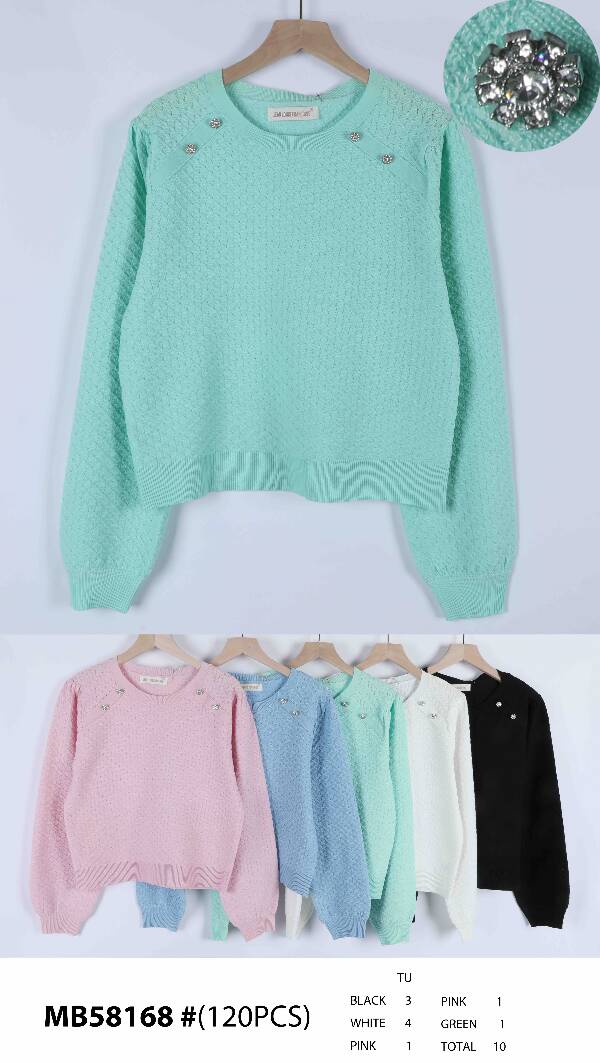 Swetry damskie (Francja produkt) Roz Standard, Mix kolor, Paszka 10 szt
