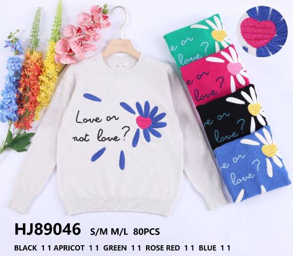 Swetry damskie (Francja produkt) Roz S/M-L/XL, Mix kolor, Paszka 10 szt