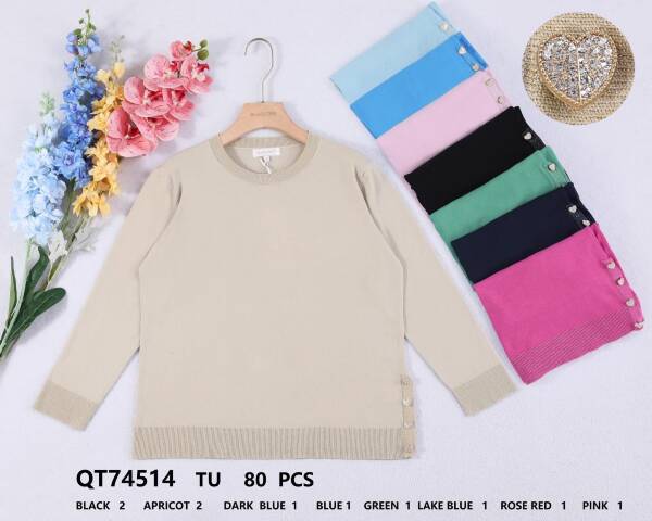Swetry damskie (Francja produkt) Roz Standard, Mix kolor, Paszka 10 szt