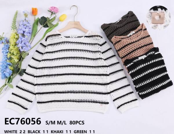 Swetry damskie (Francja produkt) Roz S/M-L/XL, Mix kolor, Paszka 10 szt