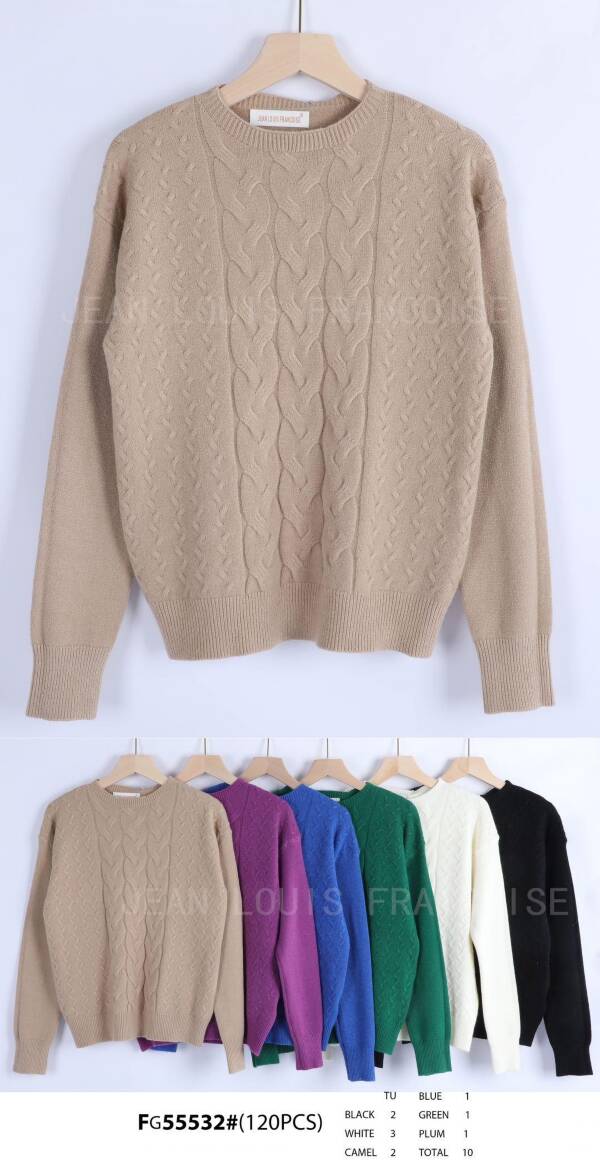 Swetry damskie (Francja produkt) Roz Standard, Mix kolor, Paszka 10 szt