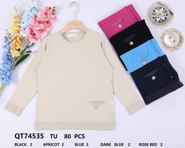 Swetry damskie (Francja produkt) Roz Standard, Mix kolor, Paszka 10 szt