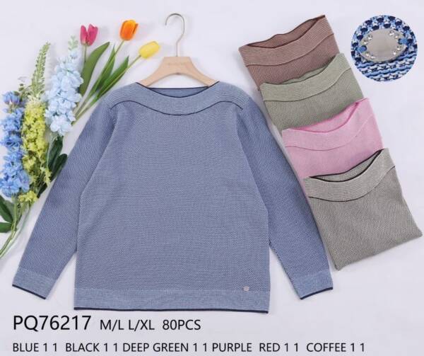 Swetry damskie (Francja produkt) Roz M/L-L/XL, Mix kolor, Paszka 10 szt