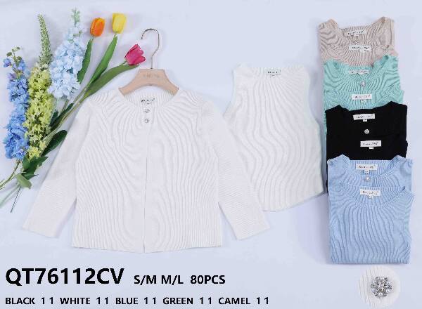 Swetry damskie (Francja produkt) Roz S/M-L/XL, Mix kolor, Paszka 10 szt