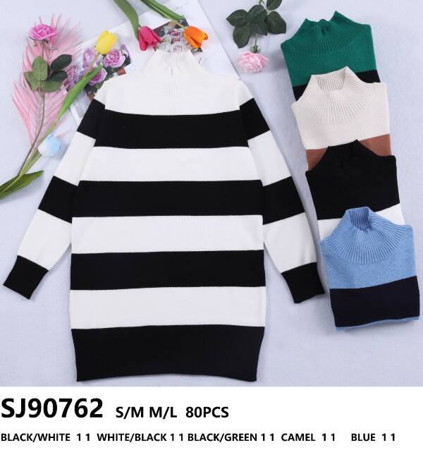 Swetry damskie (Francja produkt) Roz S/M-L/XL, Mix kolor, Paszka 10 szt
