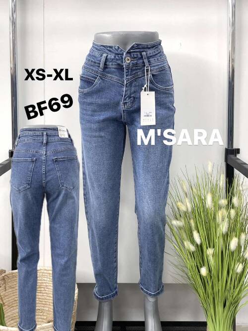 Spodnie damska jeans. Roz XS-XL. 1 kolor. Paszka 10 szt