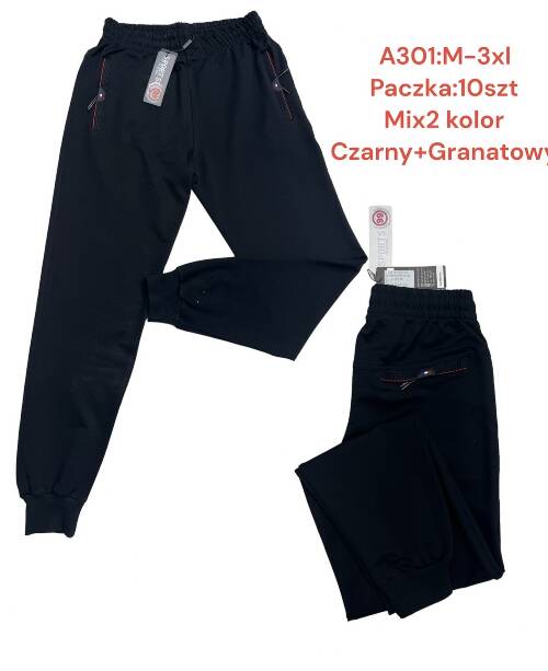 Spodnie dresowe meskie (Turecki produckt). Roz M-3XL. Mix 2 kolor. Paszka 10 szt