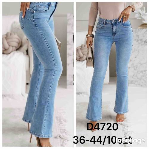 Spodnie damska jeans. Roz 36-44. 1 kolor. Paszka 10 szt