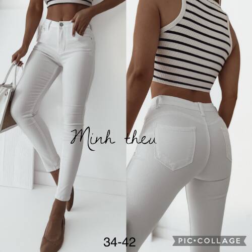 Spodnie damska jeans. Roz 34-42. 1 kolor. Paszka 10 szt