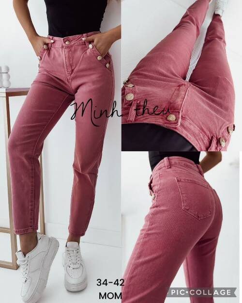 Spodnie damska jeans. Roz 34-42. 1 kolor. Paszka 12 szt