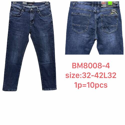 Spodnie jeans meskie Roz 32-42, 1 Kolor, Paszka 10 szt