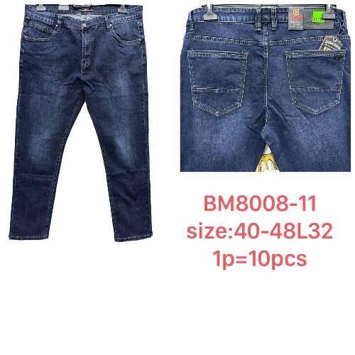 Spodnie jeans meskie Roz 40-48, 1 Kolor, Paszka 10 szt