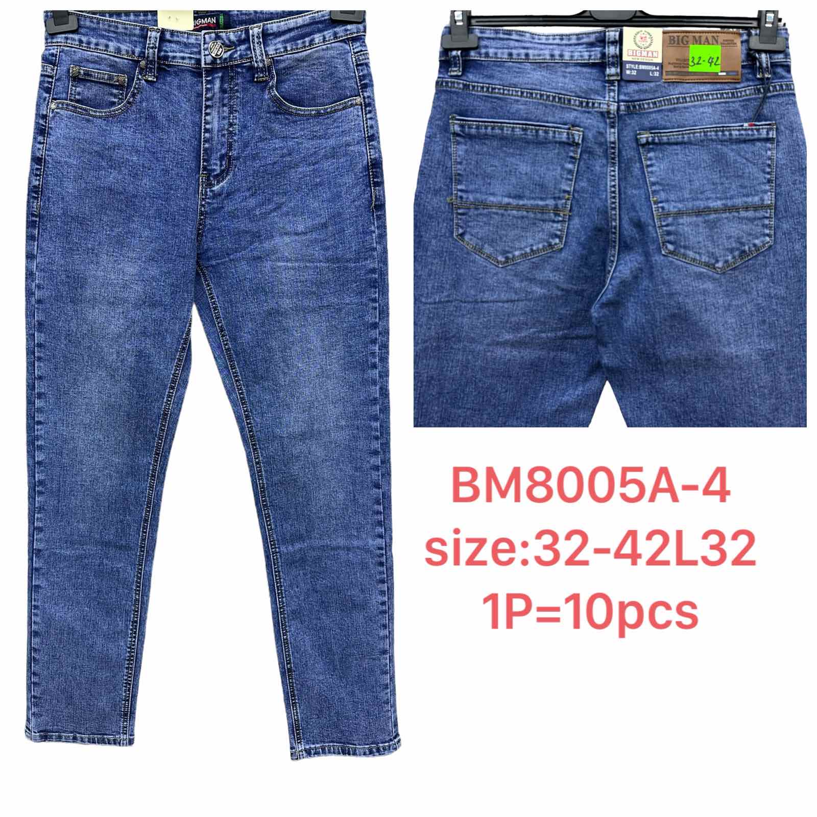 Spodnie meskie jeans  Roz 32-42 L32 Paczka 10szt