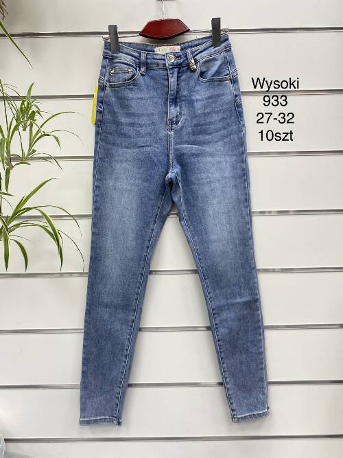 Spodnie damska jeans. Roz 27-32 .1 Kolor. Paszka 10 szt