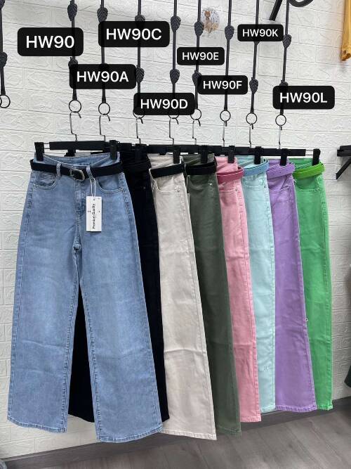 Spodnie damska jeans. Roz XS-XL. 1 kolor. Paszka 10 szt.