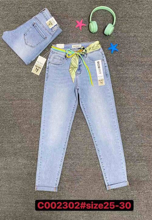 Spodnie damska jeans. Roz 25-30 .1 Kolor. Paszka 12 szt
