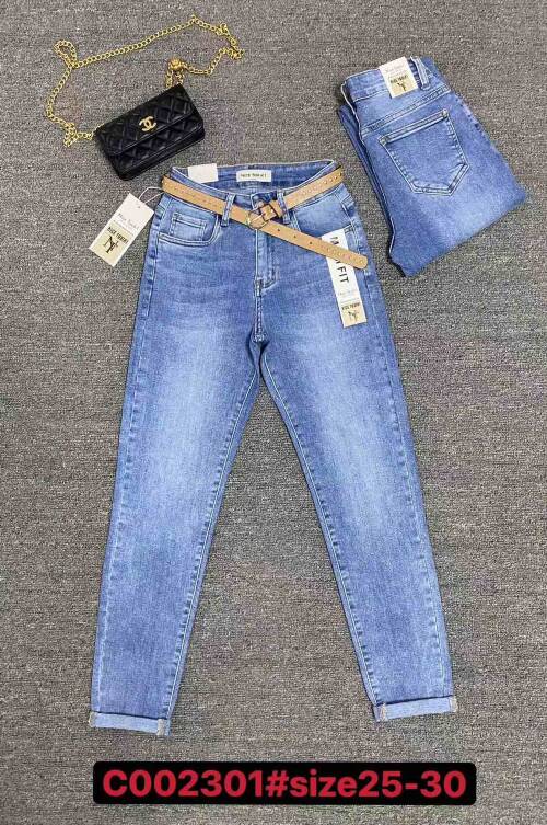 Spodnie damska jeans. Roz 25-30 .1 Kolor. Paszka 10 szt