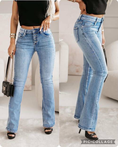 Spodnie damska jeans. Roz XS-XL. 1 kolor. Paszka 12 szt.