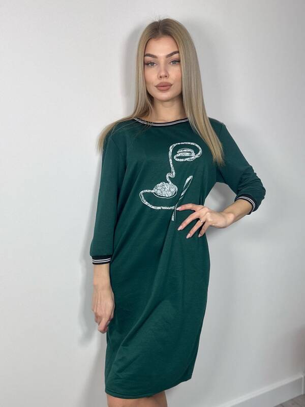 Sukienki damskie (Polska produkt) Roz S-XL. 1 Kolor Paczka 4 szt