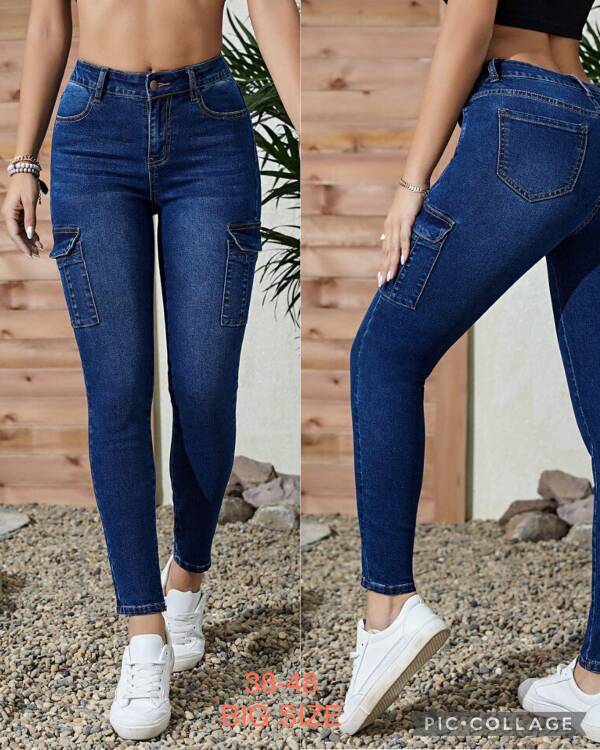 Spodnie damskie jeans. Roz 36-44. 1 Kolor. Paszka 12 szt