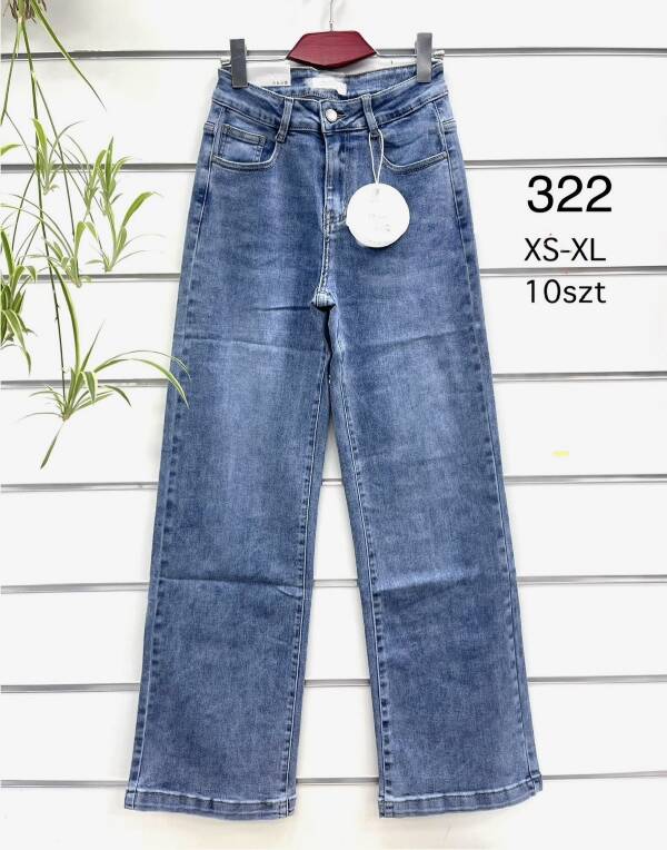 Spodnie damska jeans. Roz XS-XL. 1 Kolor . Pasczka 10 szt.