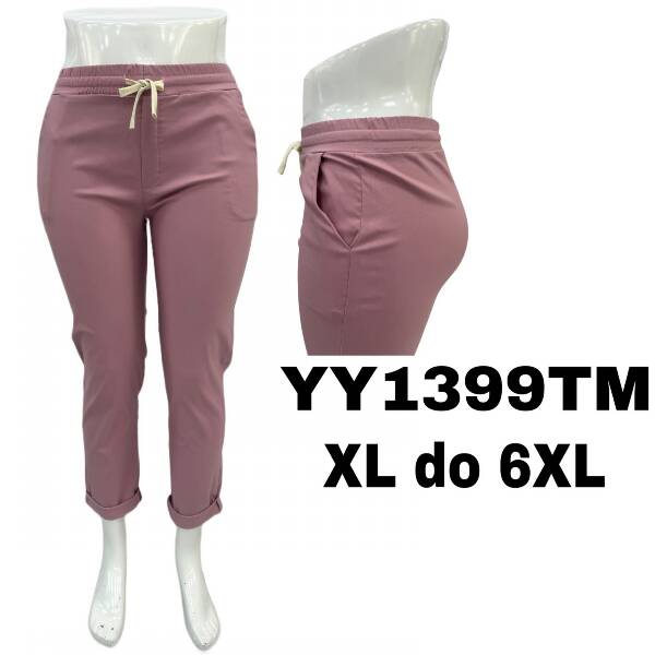 spodnie nad kostkę Roz XL-6XL. 1 Kolor . Pasczka 10 szt.
