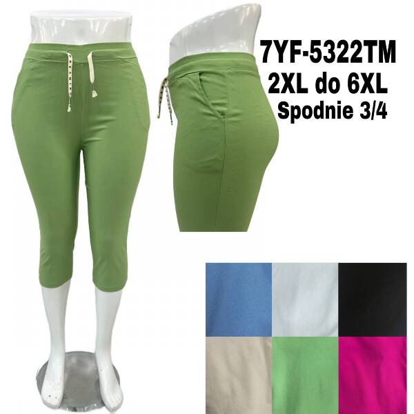 Spodnie za kolana Roz 2XL-6XL. 1 Kolor . Pasczka 10 szt.