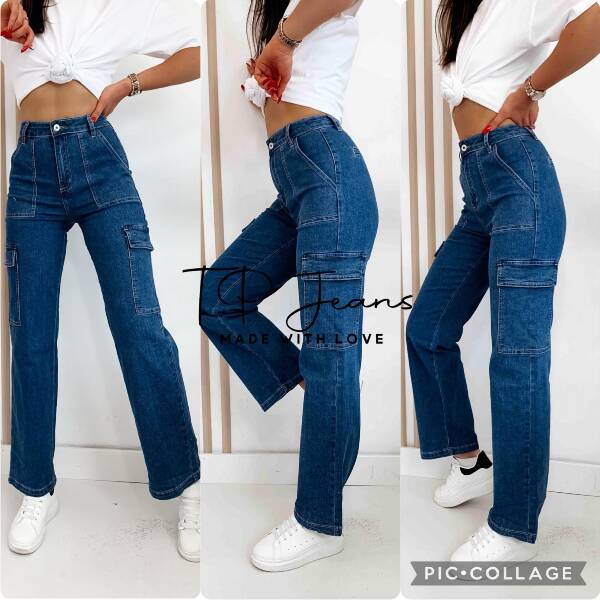 Spodnie damkie jeans  Roz XS-XL 1 kolor Paczka 10 szt