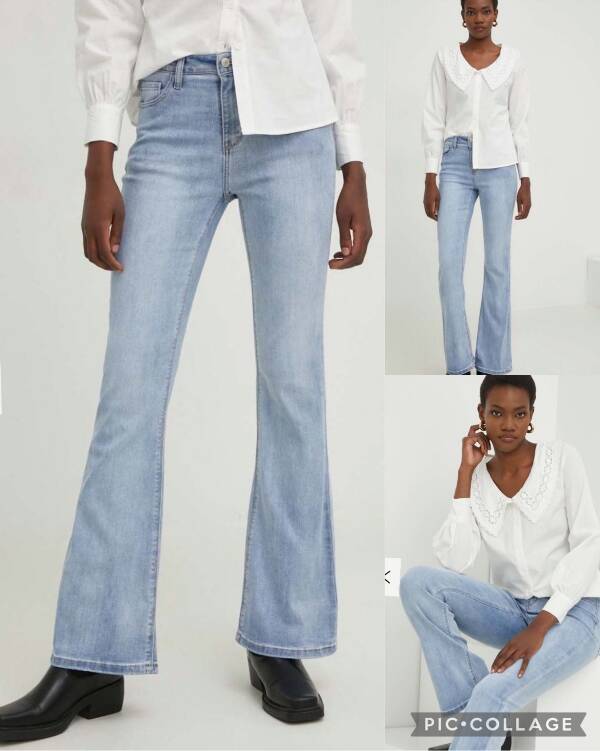 Spodnie damkie jeans Roz XS-XL. 1 kolor Paczka 10 szt