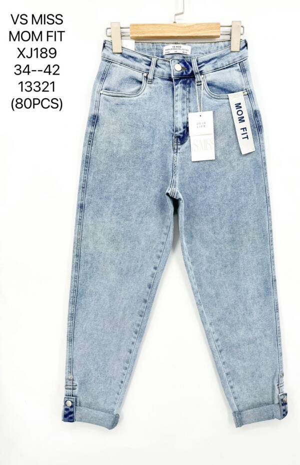 Spodnie damska jeans. Roz 34-42. 1 Kolor . Pasczka 12 szt.