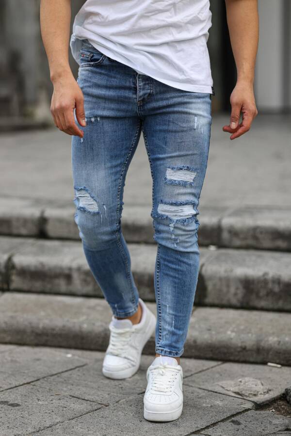 Spodnie jeansy meskie Roz 30-38. 1 kolor. Paczka 10 szt 
