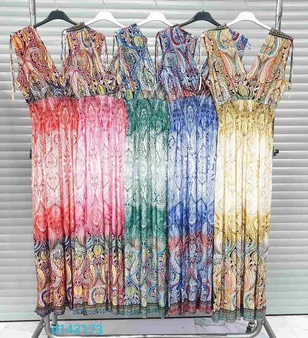 Sukienka damska Roz M/L-XL/2XL Mix kolor Paczka 12 szt
