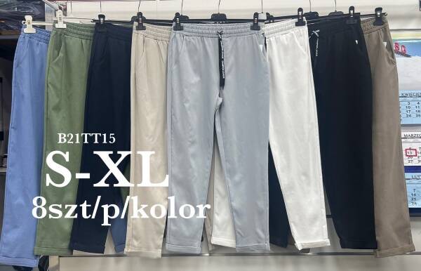  Spodnie damska Roz S-XL. Mix Kolor. Pasczka 8 szt.