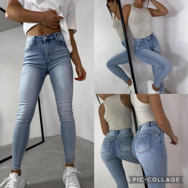 Spondnie damska jeans. Roz XS-XL. 1 Kolor. Pasczka 10 szt.