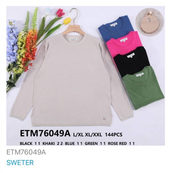 Swetry damskie Roz L/XL-XL/XXL, Mix kolor Paczka 10 szt