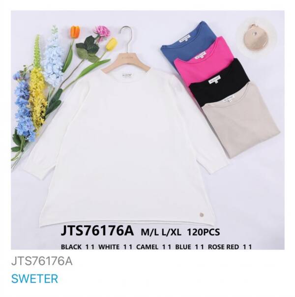 Swetry damskie Roz M/L-L/XL, Mix kolor Paczka 10 szt
