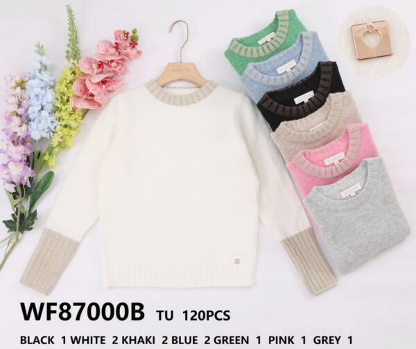 Swetry damskie (Francja produkt) Roz M/L-L/XL, Mix Kolor Paczka 10 szt