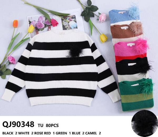 Swetry damskie (Francja produkt) Roz Standard, Mix Kolor Paczka 10 szt