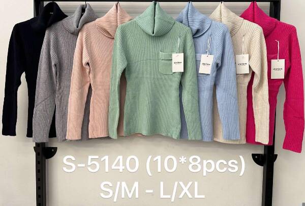 Swetry damskie Roz S/M-L/XL, Mix Kolor Paszka 12 szt