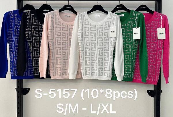 Swetry damskie Roz S/M-L/XL, Mix Kolor Paszka 12 szt