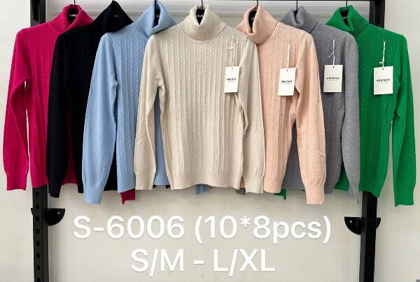 Swetry damskie Roz S/M-L/XL, Mix Kolor Paszka 12 szt
