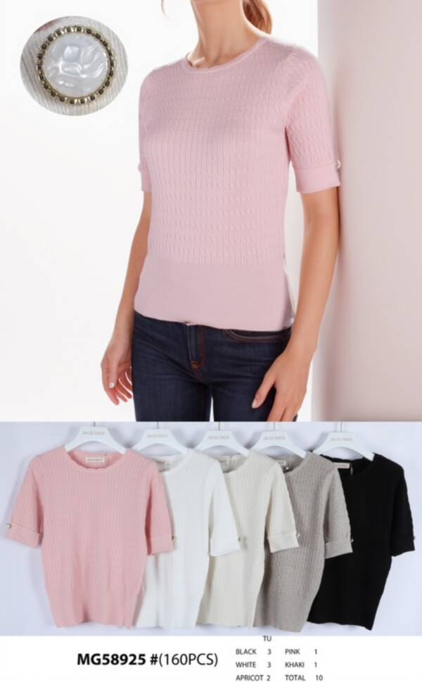 Swetry damskie (Francja produkt) Roz Standard, Mix Kolor Paczka 12 szt