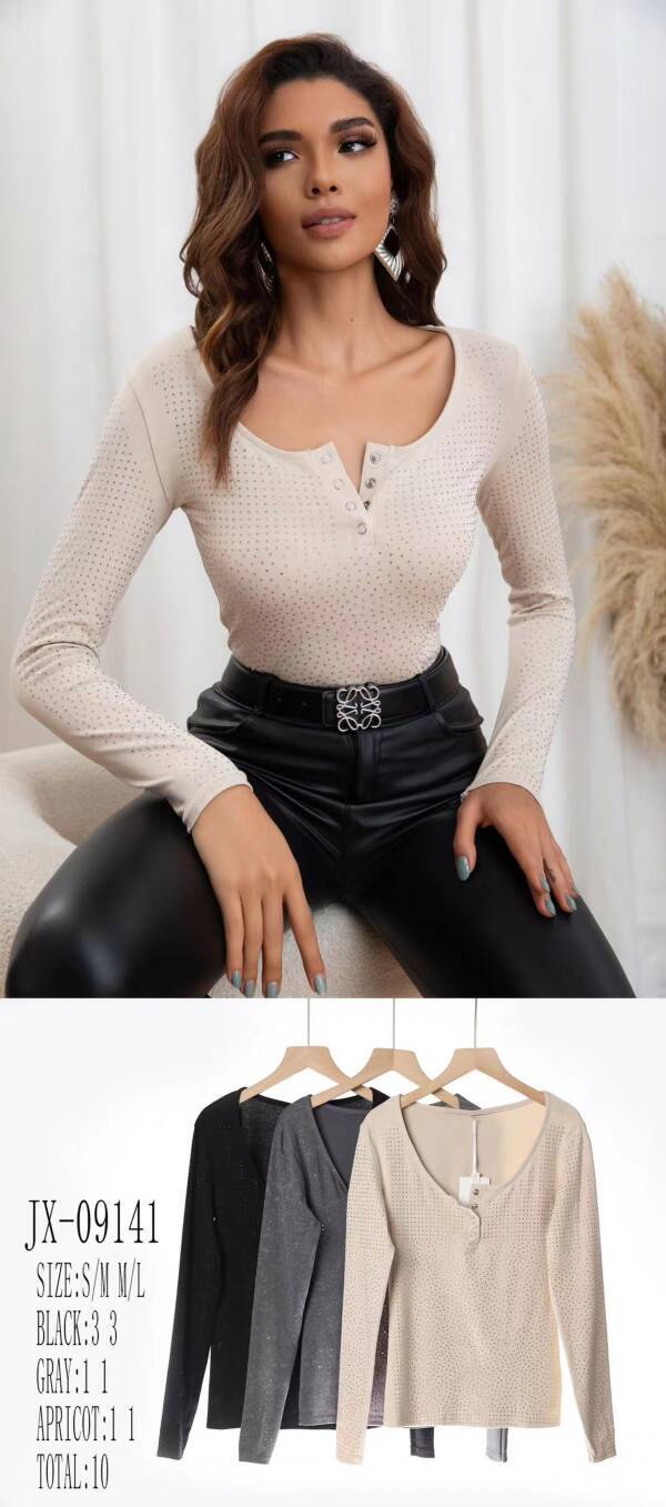 Swetry damskie (Francja produkt) Roz S/M-M/L, Mix Kolor Paczka 10 szt
