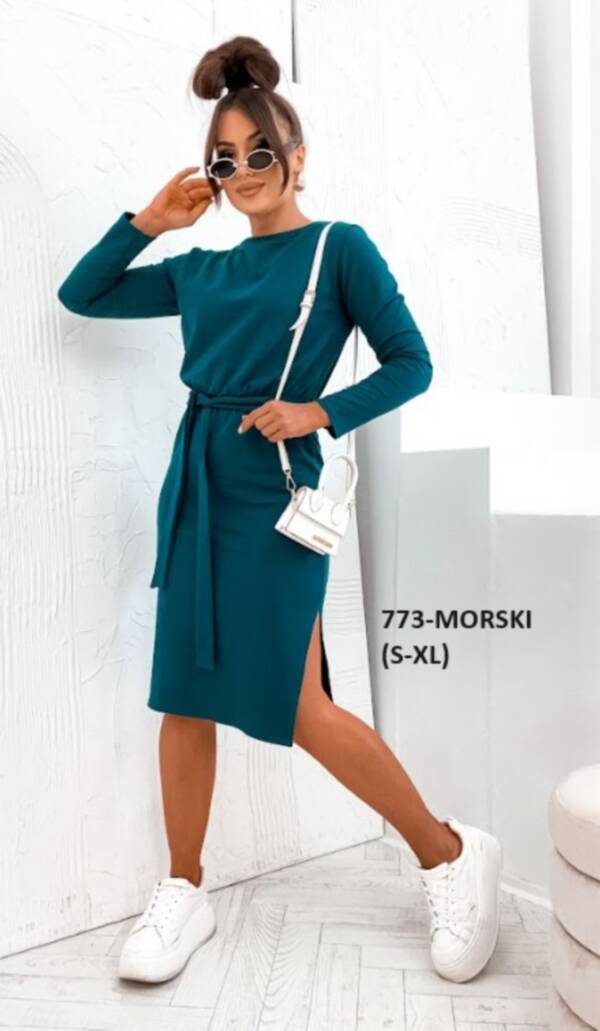 Sukienka damska (Polska produkt) Roz S-XL Paczka 5 szt /1 Kolor