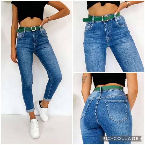 Spodnie damskie jeansy Roz XS-XL, 1 Kolor Paczka 10 szt