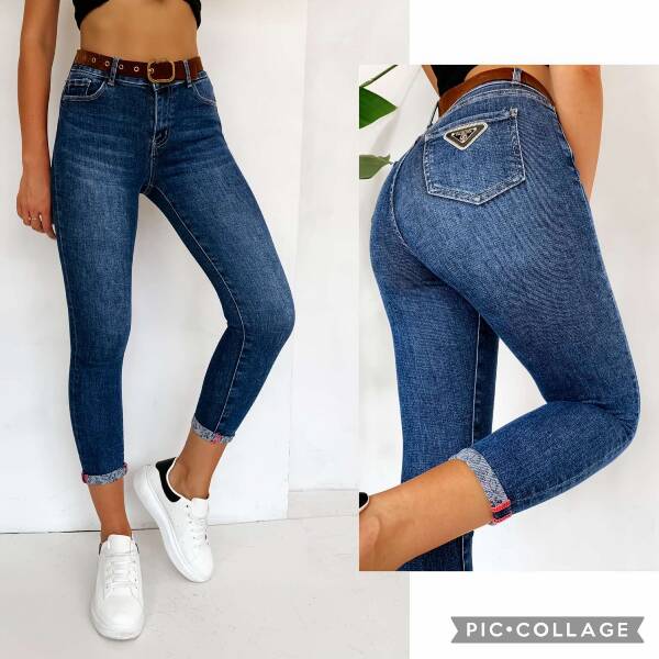 Spodnie damskie jeansy Roz XS-XL, 1 Kolor Paczka 10 szt