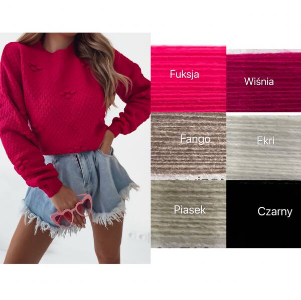 Swetry damska ( Turecki produkt) Roz Standard, Mix Kolor .Paczka 5 szt
