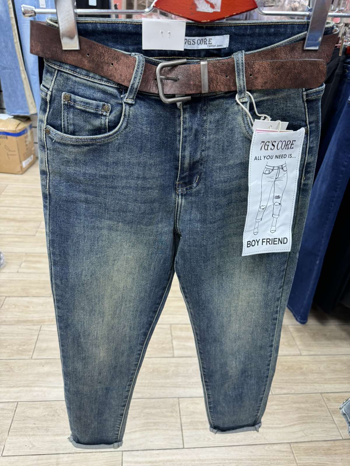 Spodnie damskie jeansy Roz XS-XL, 1 Kolor Paczka 10 szt