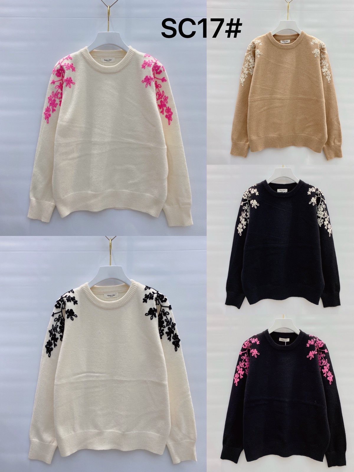 Swetry damskie Roz Standard Mix kolor Paczka 8 szt