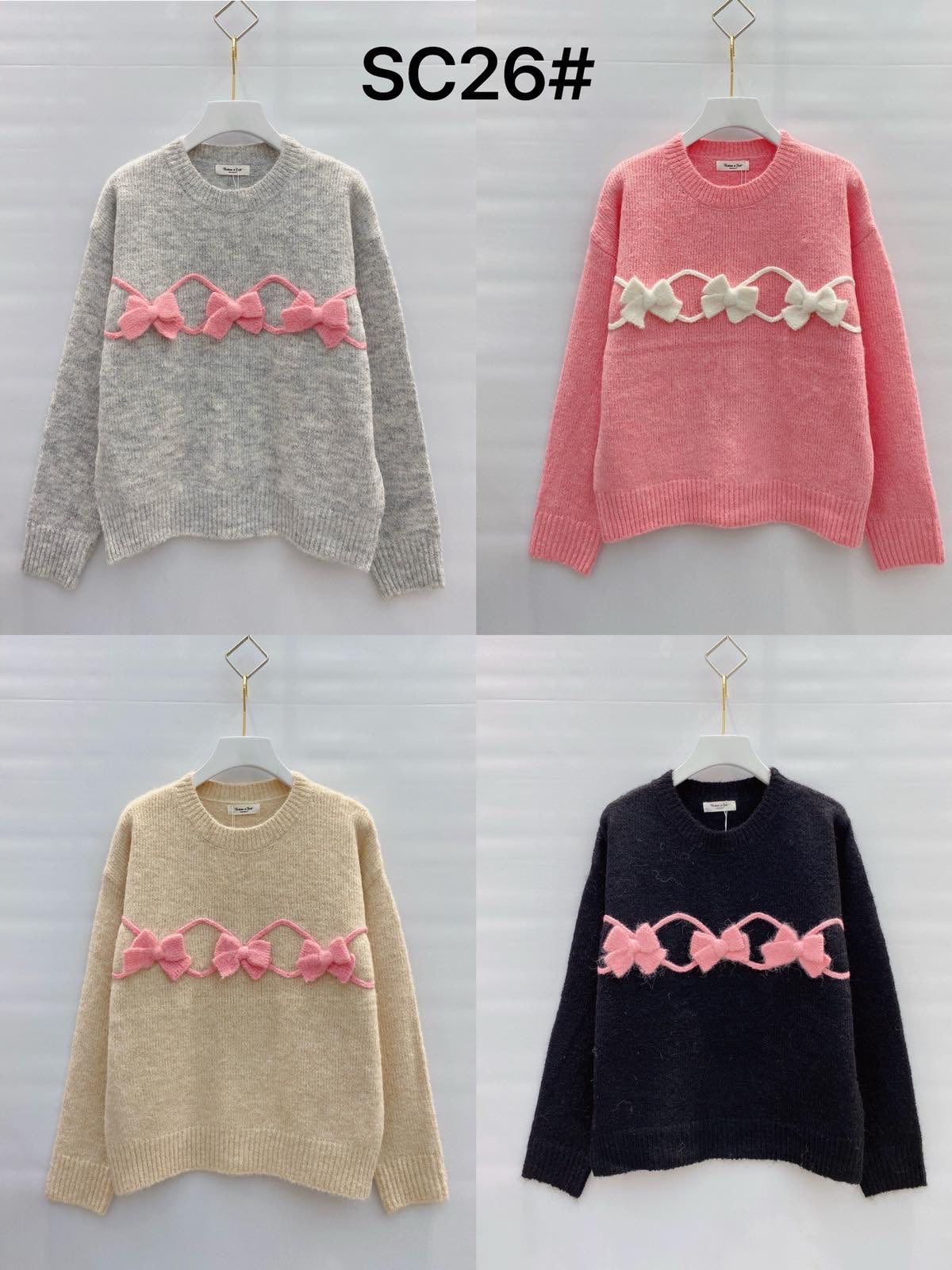 Swetry damskie Roz Standard Mix kolor Paczka 8 szt